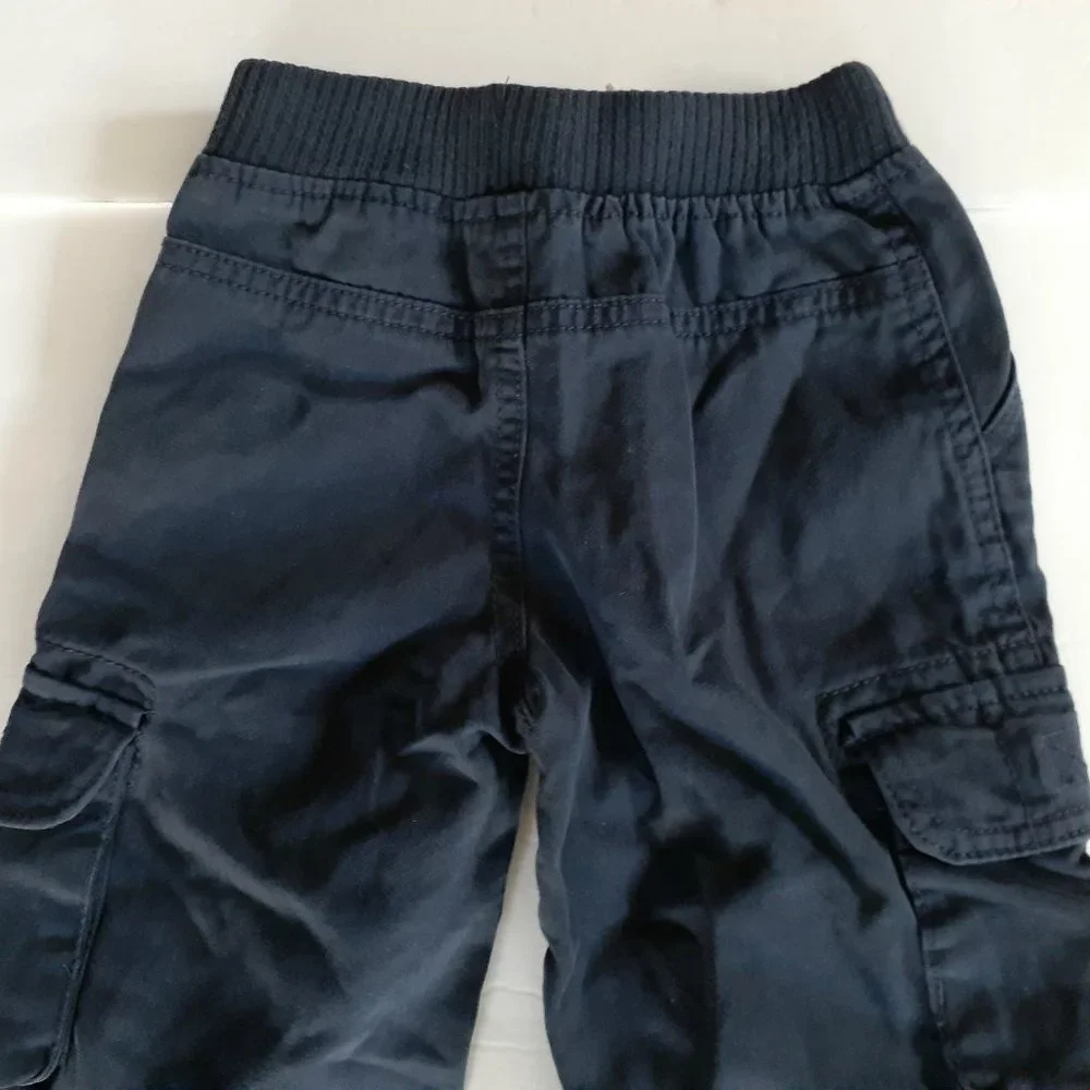 Children's Place Boys Pants Cargo Navy Elastic Waist Pull On 18 Months New